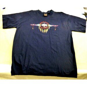 VTG Signal Sport Native American Style Buffalo Dreamcatcher Graphic T-Shirt XL M